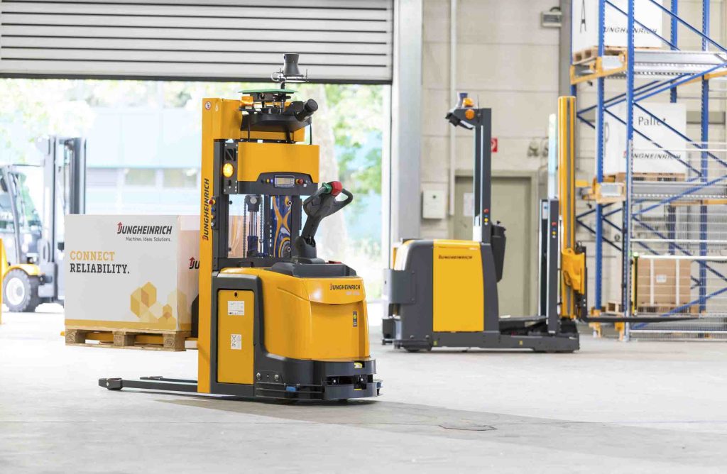 Automated Guided Vehicle in a warehouse